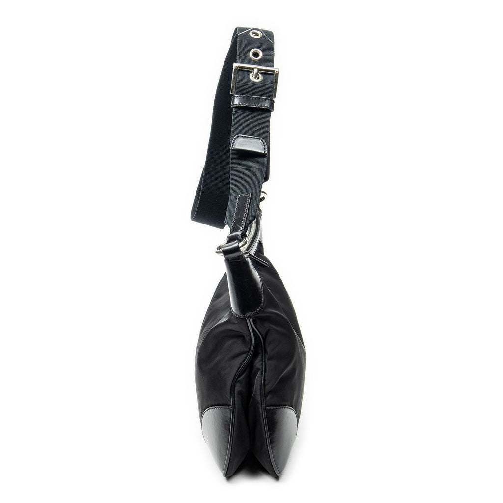 Prada Zip Messenger Black Nylon Canvas — view 4