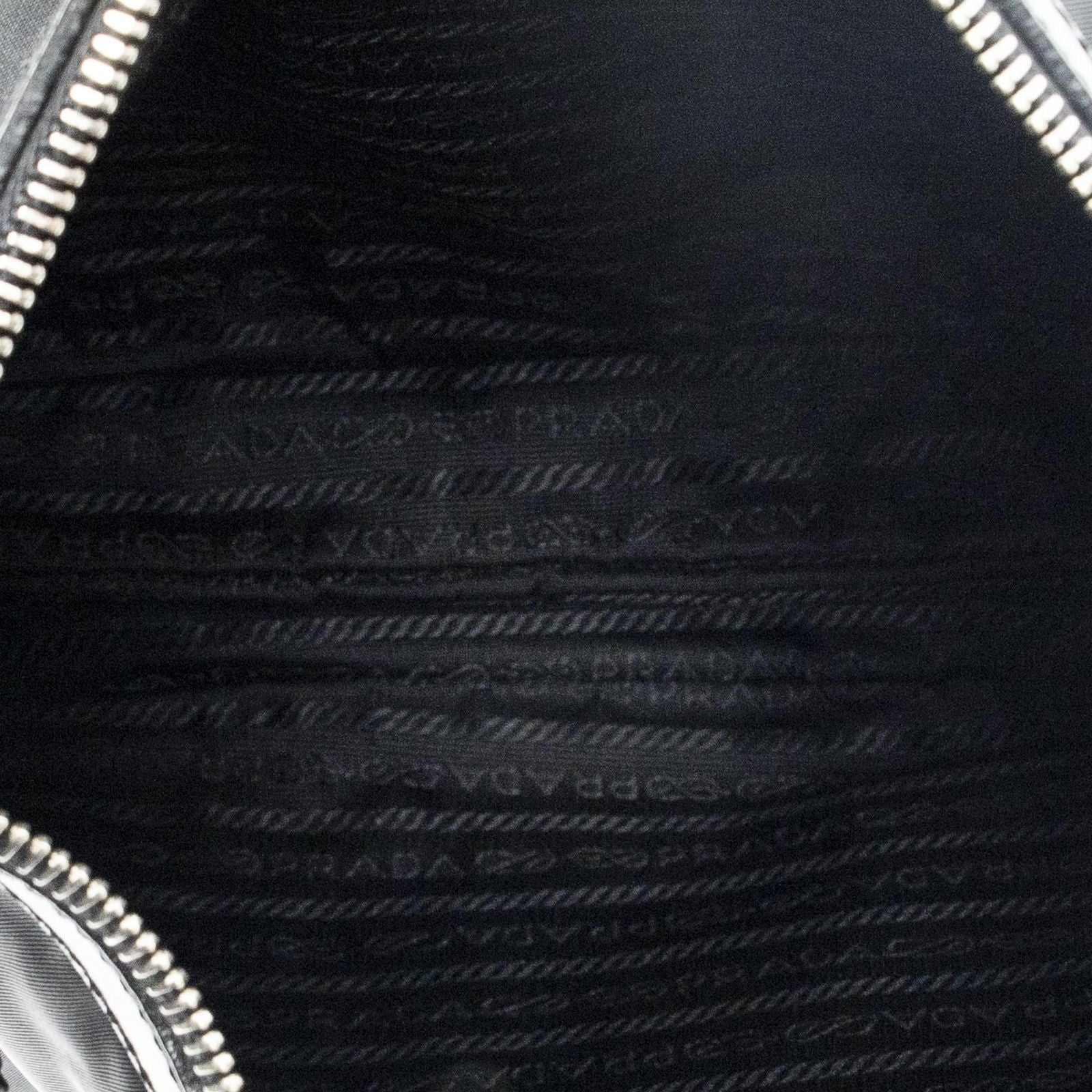 Prada Zip Messenger Black Nylon Canvas — view 9