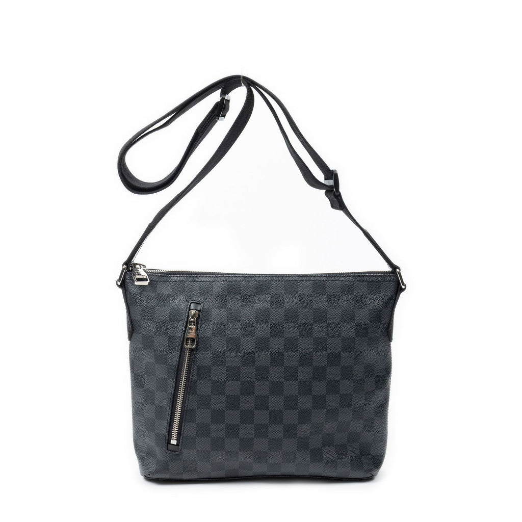 Louis Vuitton Mick Black Gray Damier Graphite Messenger