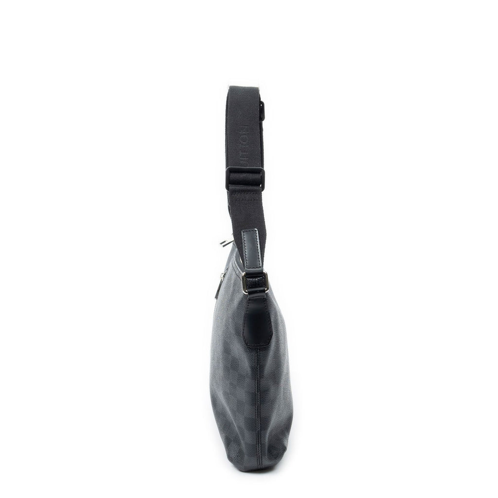 Louis Vuitton Mick Black Gray Damier Graphite Messenger — view 3