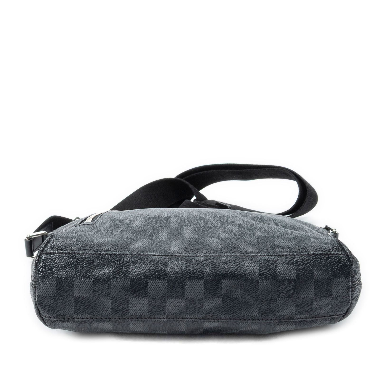 Louis Vuitton Mick Black Gray Damier Graphite Messenger — view 6