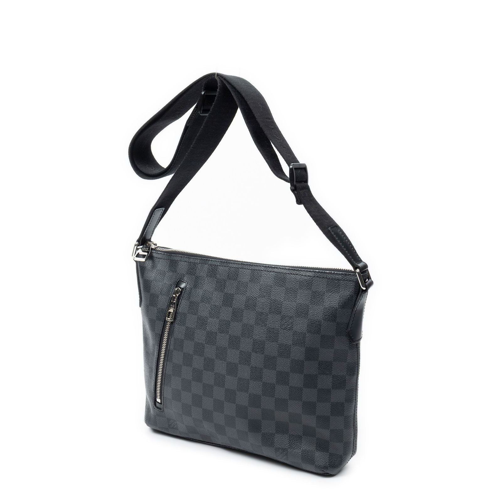Louis Vuitton Mick Black Gray Damier Graphite Messenger — view 2