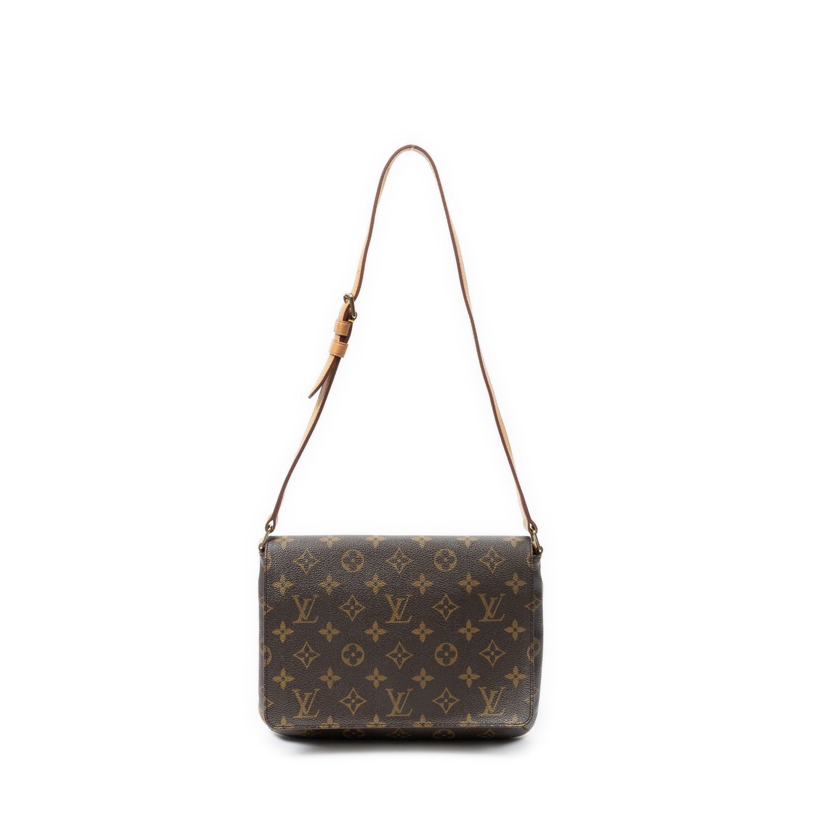 Louis Vuitton Musette Tango Brown Monogram Canvas Messenger