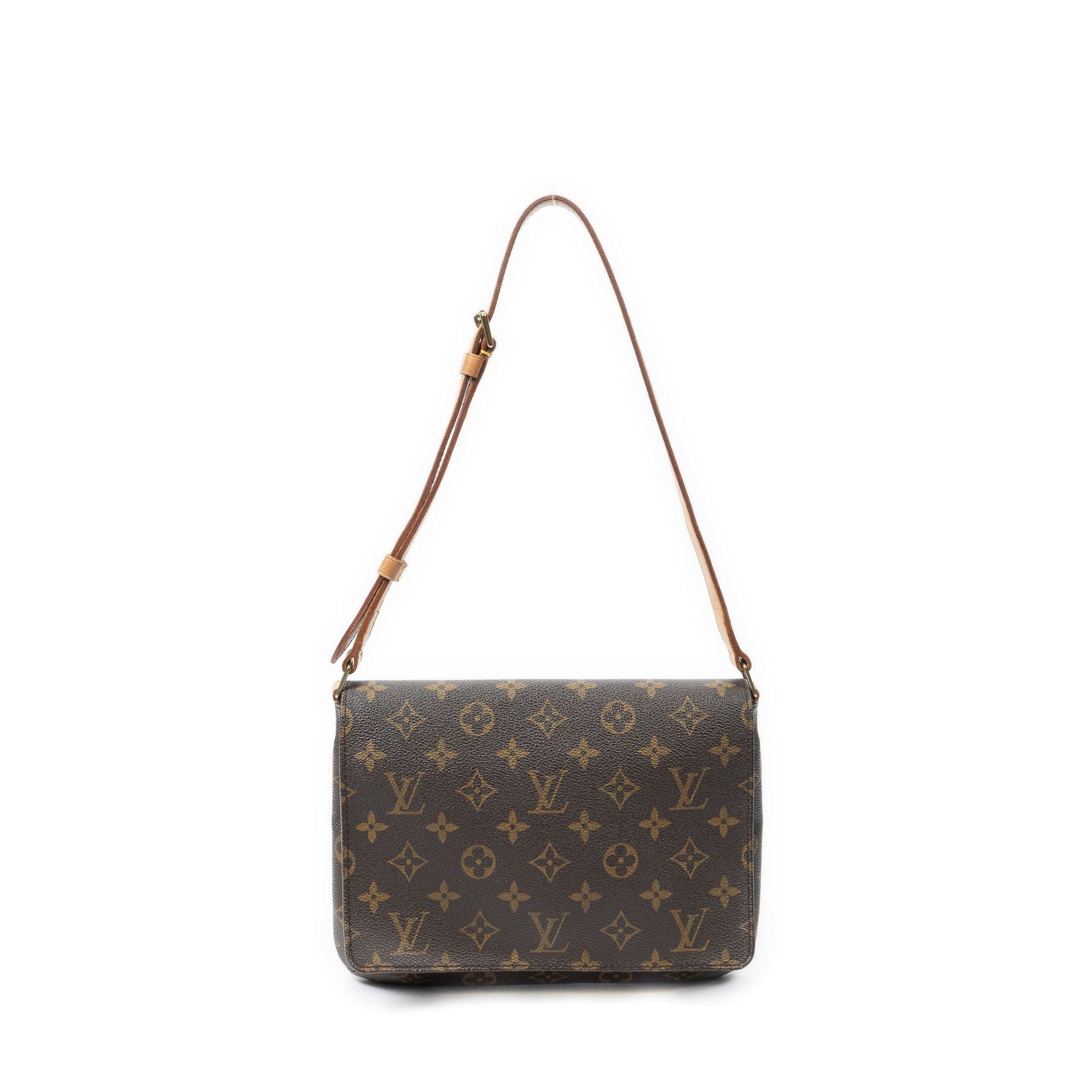 Louis Vuitton Musette Tango Brown Monogram Canvas Messenger