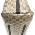 Gucci Gifford Tote Brown Beige Monogram Crystal — view 8