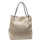 Gucci Gifford Tote Brown Beige Monogram Crystal — view 5