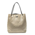 Gucci Gifford Tote Brown Beige Monogram Crystal