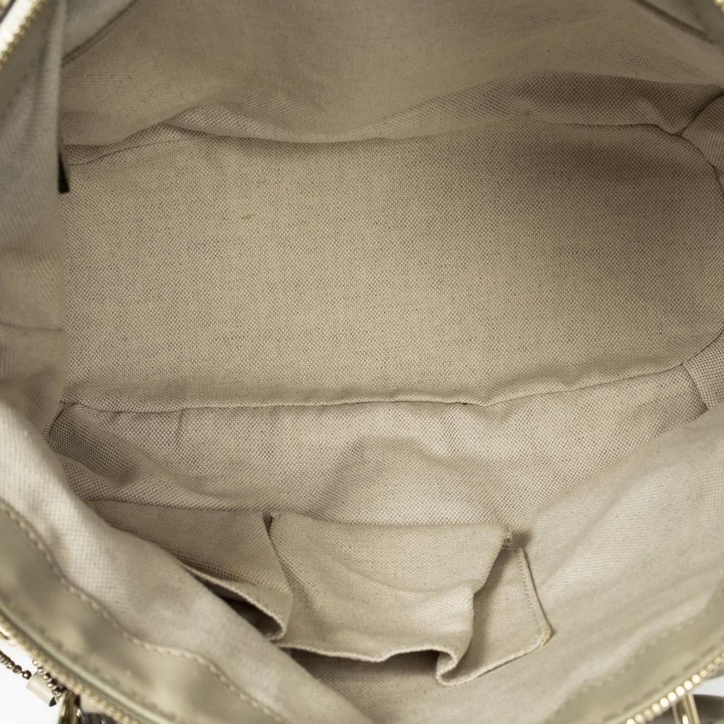 Gucci Sukey Top Handle Beige GG Canvas — view 9