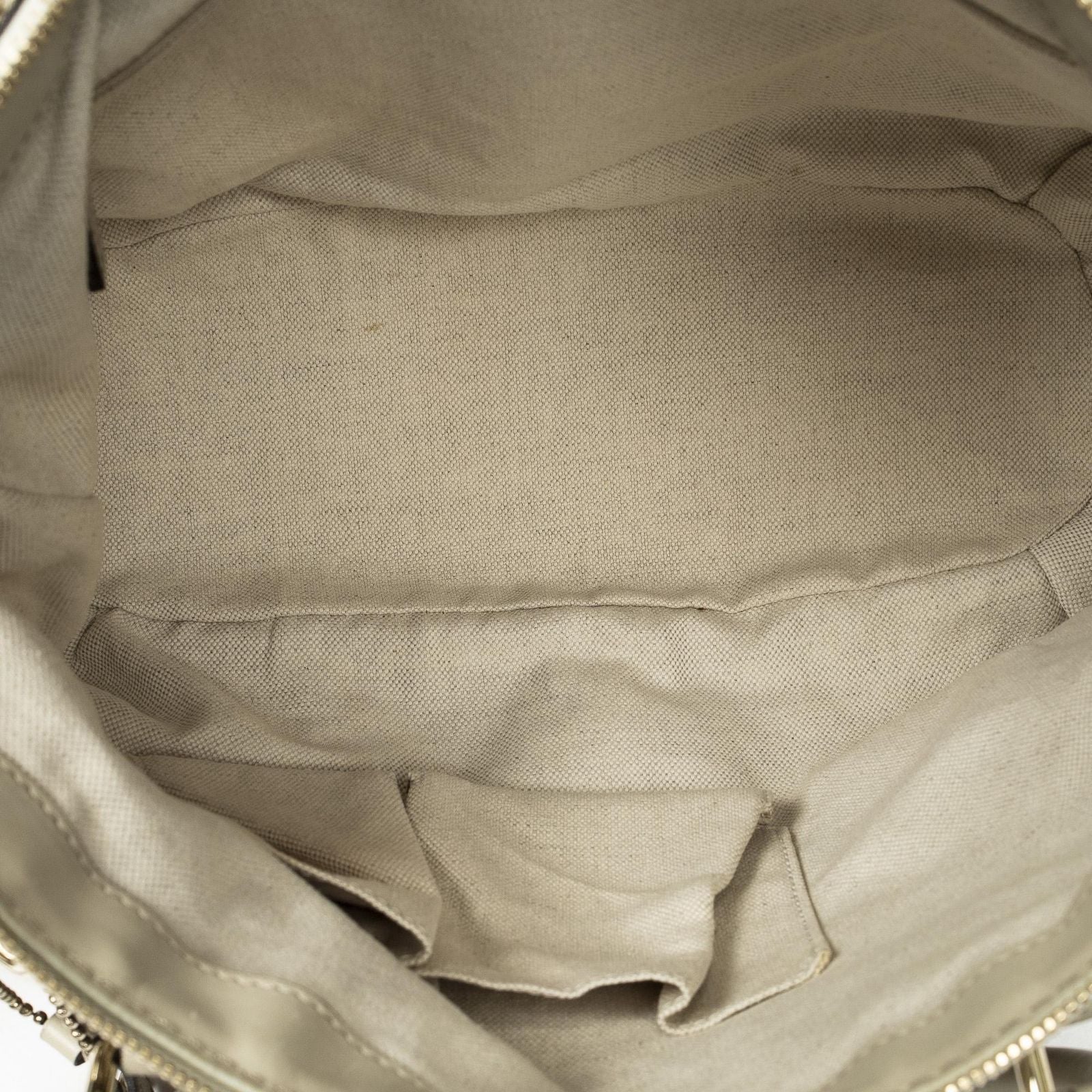 Gucci Sukey Top Handle Beige GG Canvas — view 9
