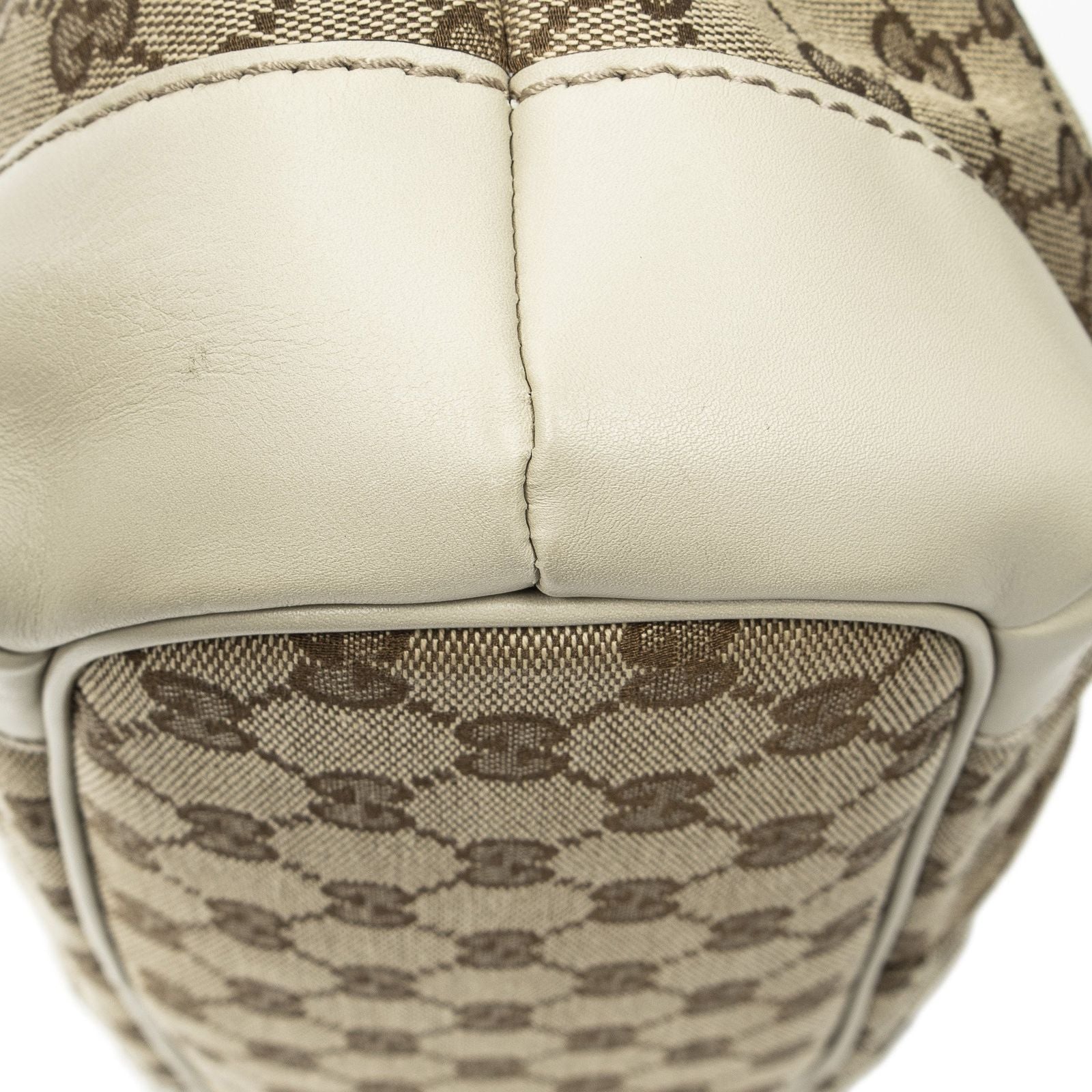 Gucci Sukey Top Handle Beige GG Canvas — view 7