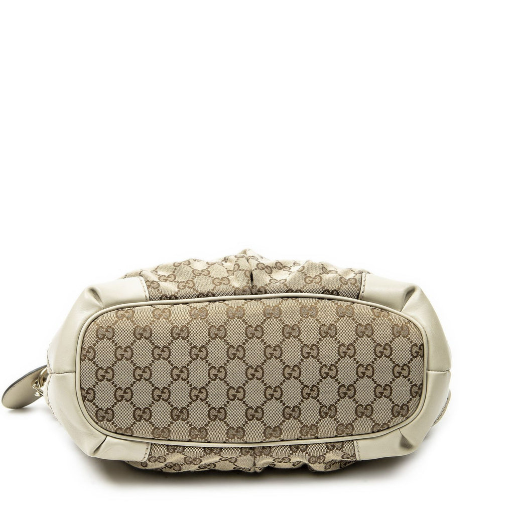 Gucci Sukey Top Handle Beige GG Canvas — view 6