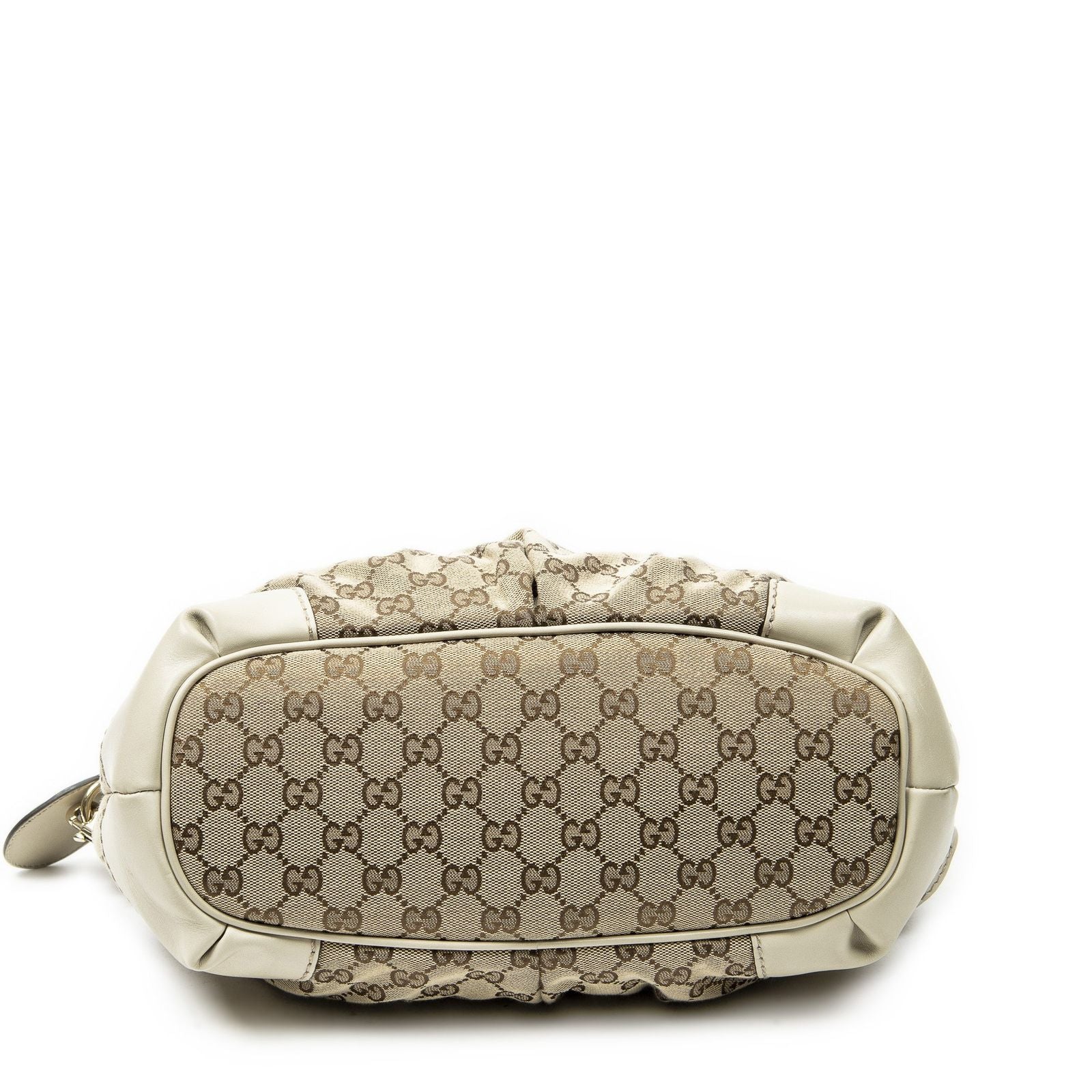 Gucci Sukey Top Handle Beige GG Canvas — view 6