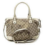 Gucci Sukey Top Handle Beige GG Canvas — view 5