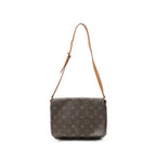 Louis Vuitton Musette Tango Brown Monogram Canvas Messenger
