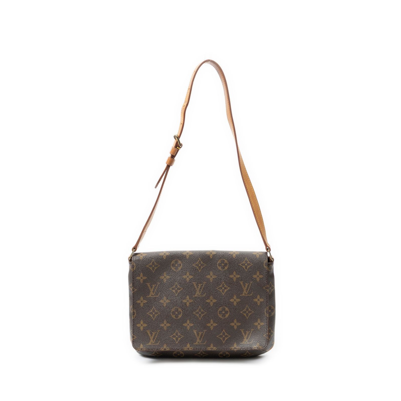 Louis Vuitton Musette Tango Brown Monogram Canvas Messenger