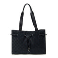 Gucci Square Zip Tote Black GG Canvas