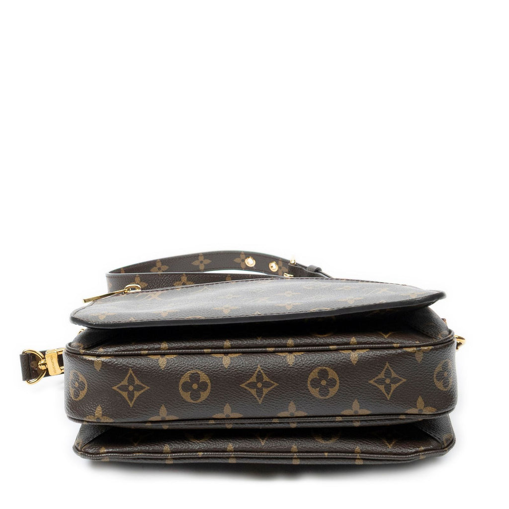 Louis Vuitton Pochette Metis Brown Monogram Canvas Handbag — view 6