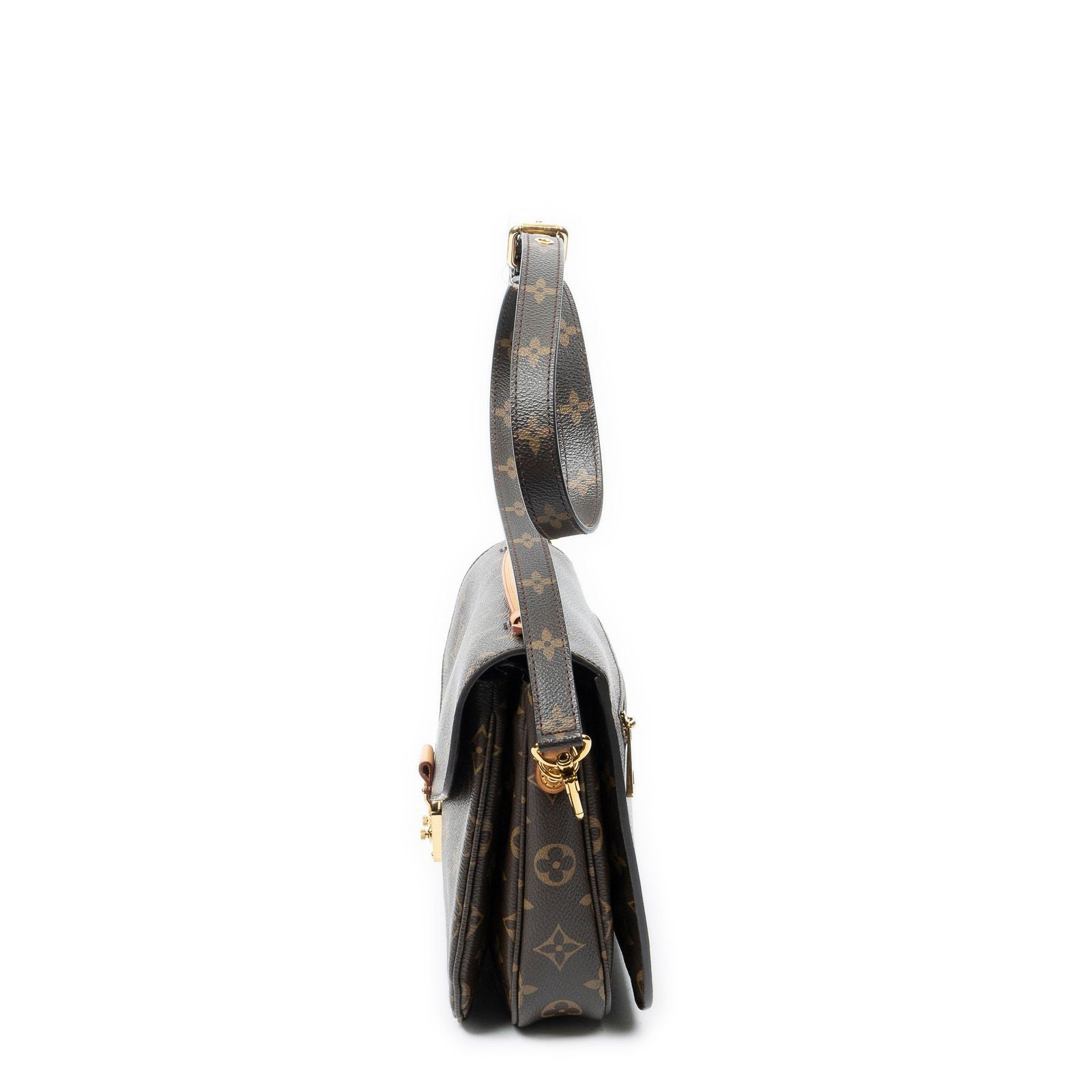 Louis Vuitton Pochette Metis Brown Monogram Canvas Handbag — view 3