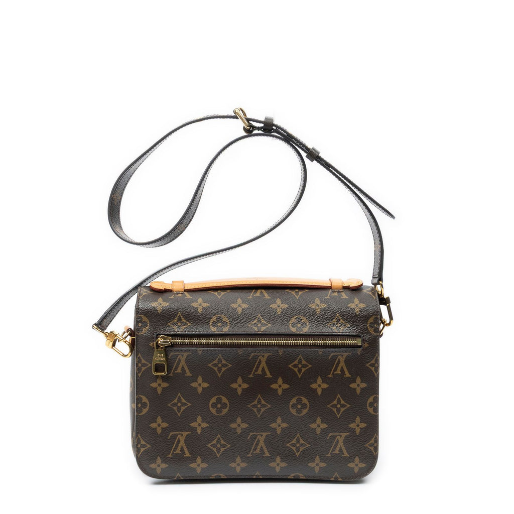 Louis Vuitton Pochette Metis Brown Monogram Canvas Handbag — view 5