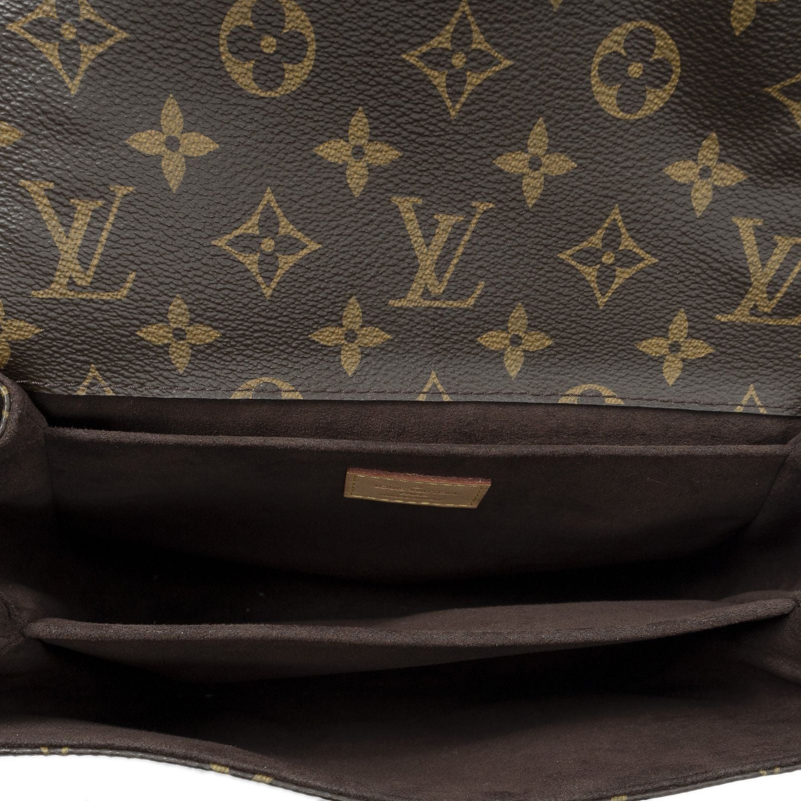 Louis Vuitton Pochette Metis Brown Monogram Canvas Handbag — view 9