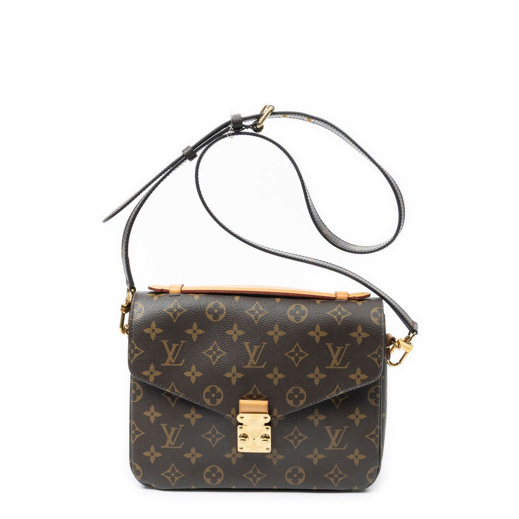 Louis Vuitton Pochette Metis Brown Monogram Canvas Handbag