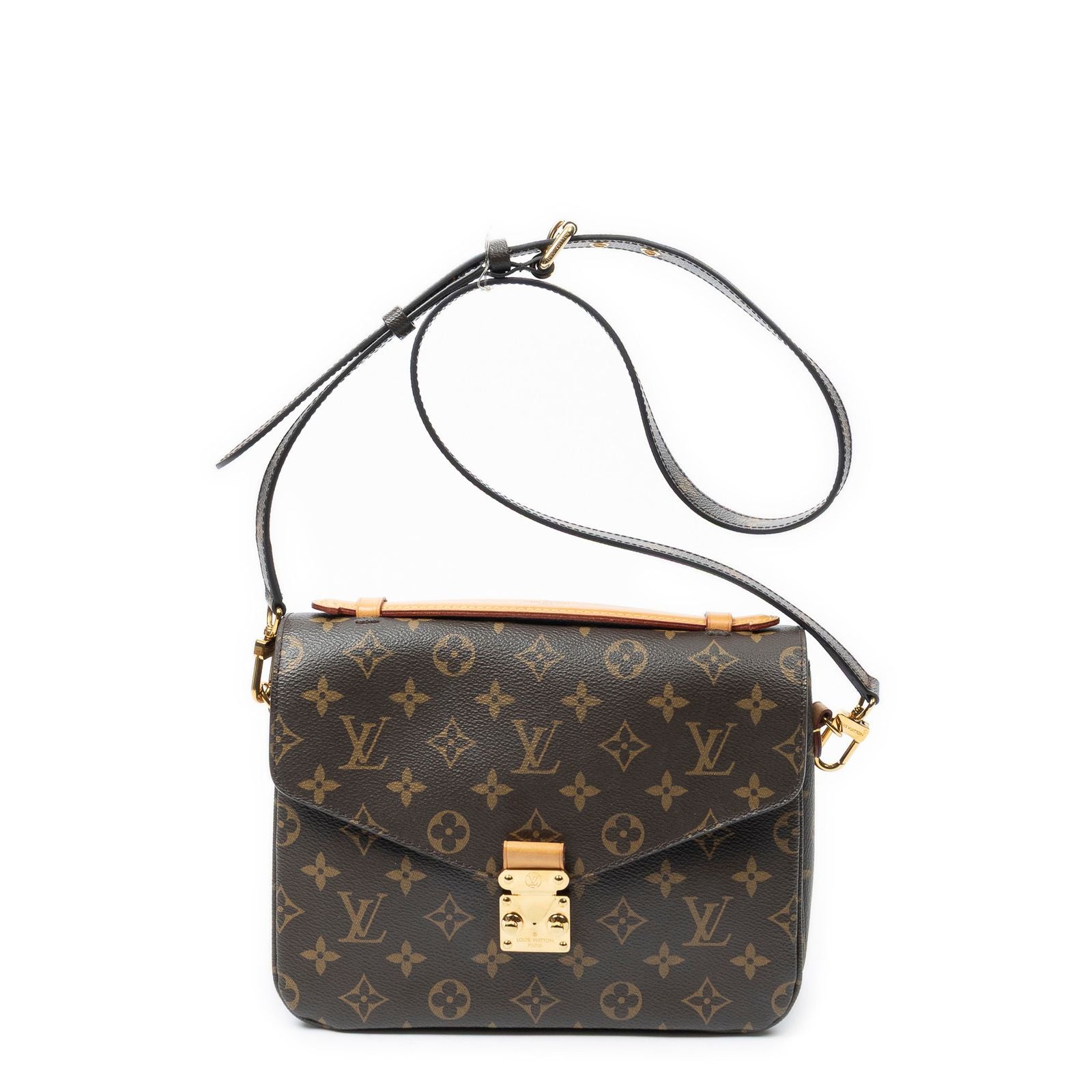 Louis Vuitton Pochette Metis Brown Monogram Canvas Handbag