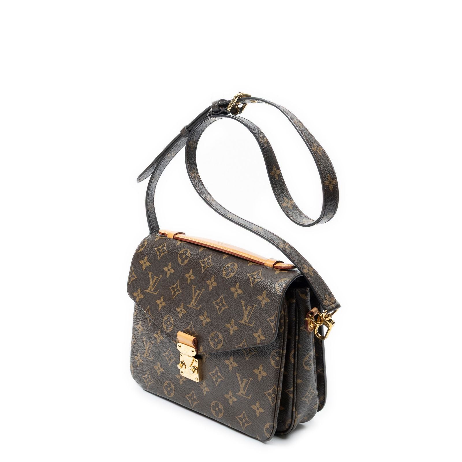 Louis Vuitton Pochette Metis Brown Monogram Canvas Handbag — view 2