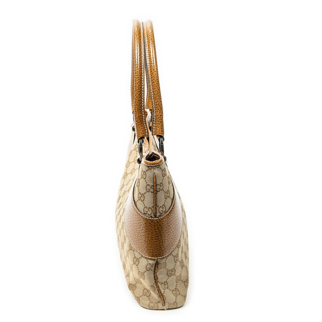 Gucci Tote Tan Beige GG Canvas — view 4