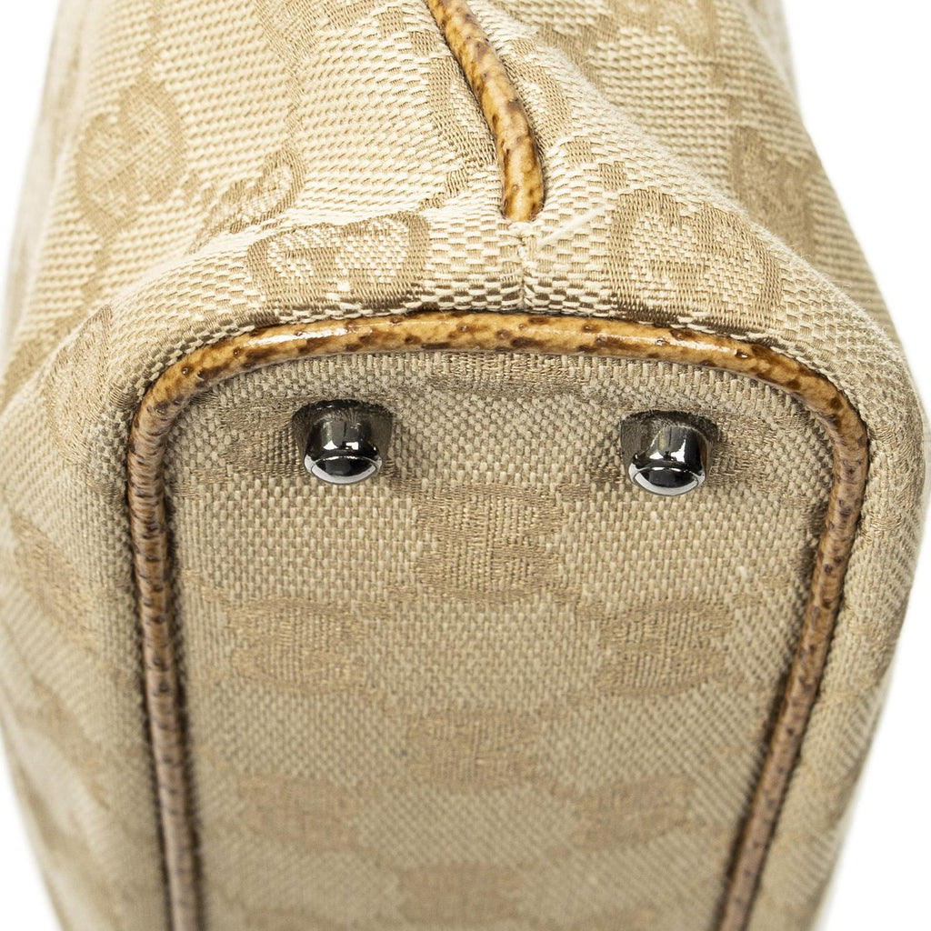 Gucci Tote Tan Beige GG Canvas — view 8
