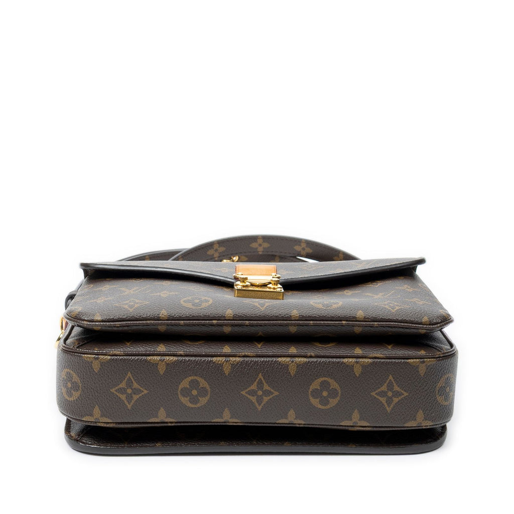Louis Vuitton Pochette Metis Brown Monogram Canvas Handbag — view 6