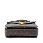 Louis Vuitton Pochette Metis Brown Monogram Canvas Handbag — view 6