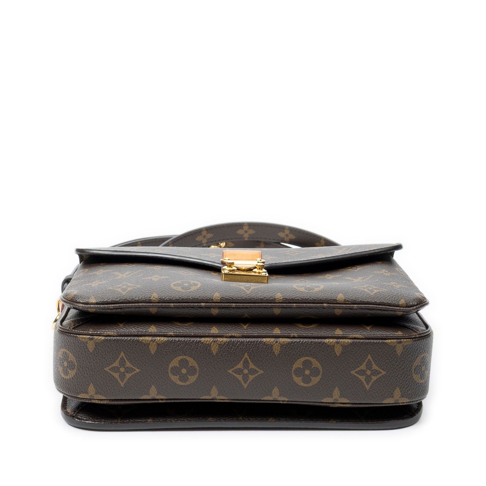 Louis Vuitton Pochette Metis Brown Monogram Canvas Handbag — view 6