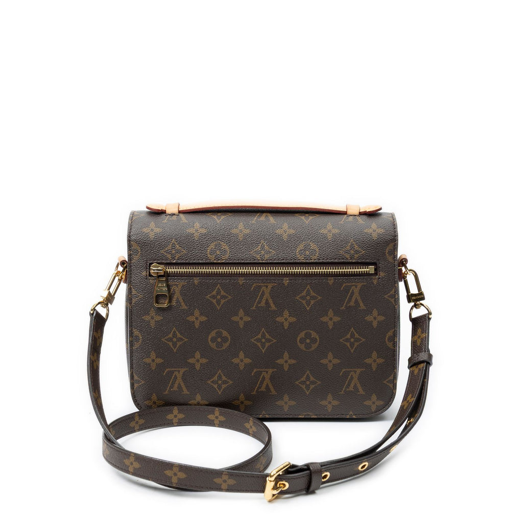 Louis Vuitton Pochette Metis Brown Monogram Canvas Handbag — view 5