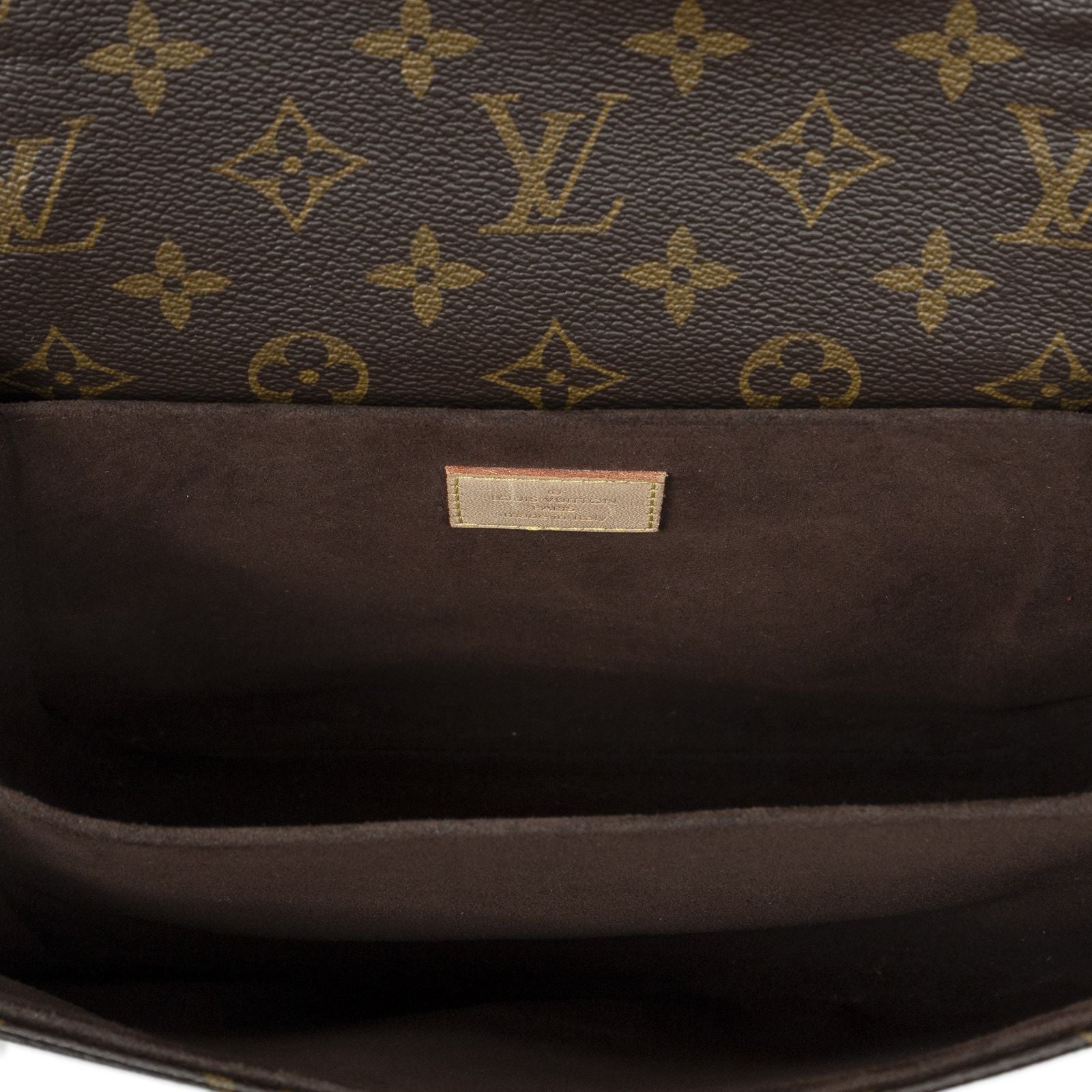 Louis Vuitton Pochette Metis Brown Monogram Canvas Handbag — view 9