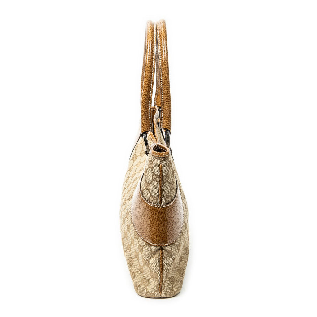 Gucci Tote Tan Beige GG Canvas — view 3