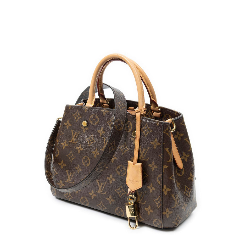 Louis Vuitton Montaigne Brown Monogram Canvas Messenger — view 2