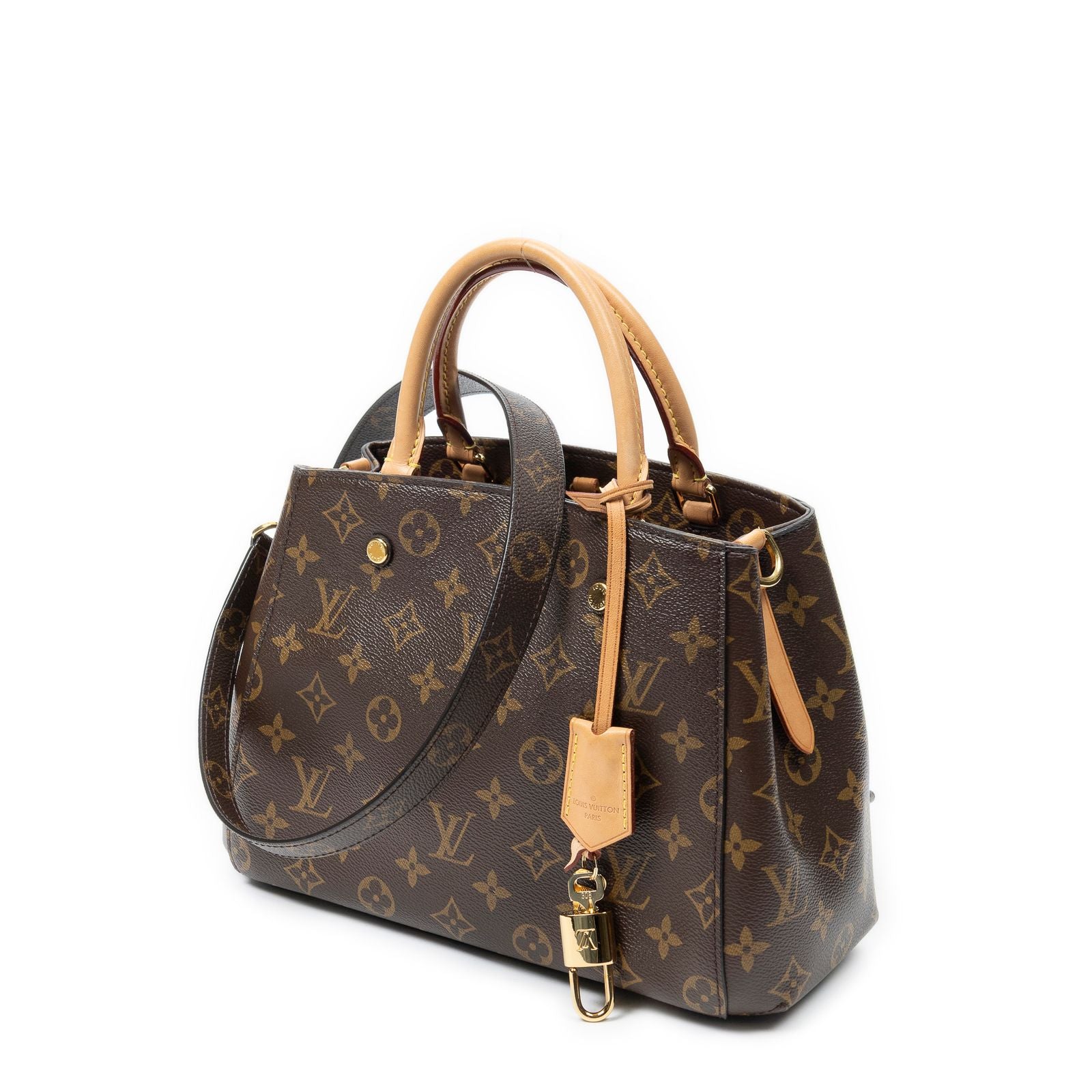 Louis Vuitton Montaigne Brown Monogram Canvas Messenger — view 2