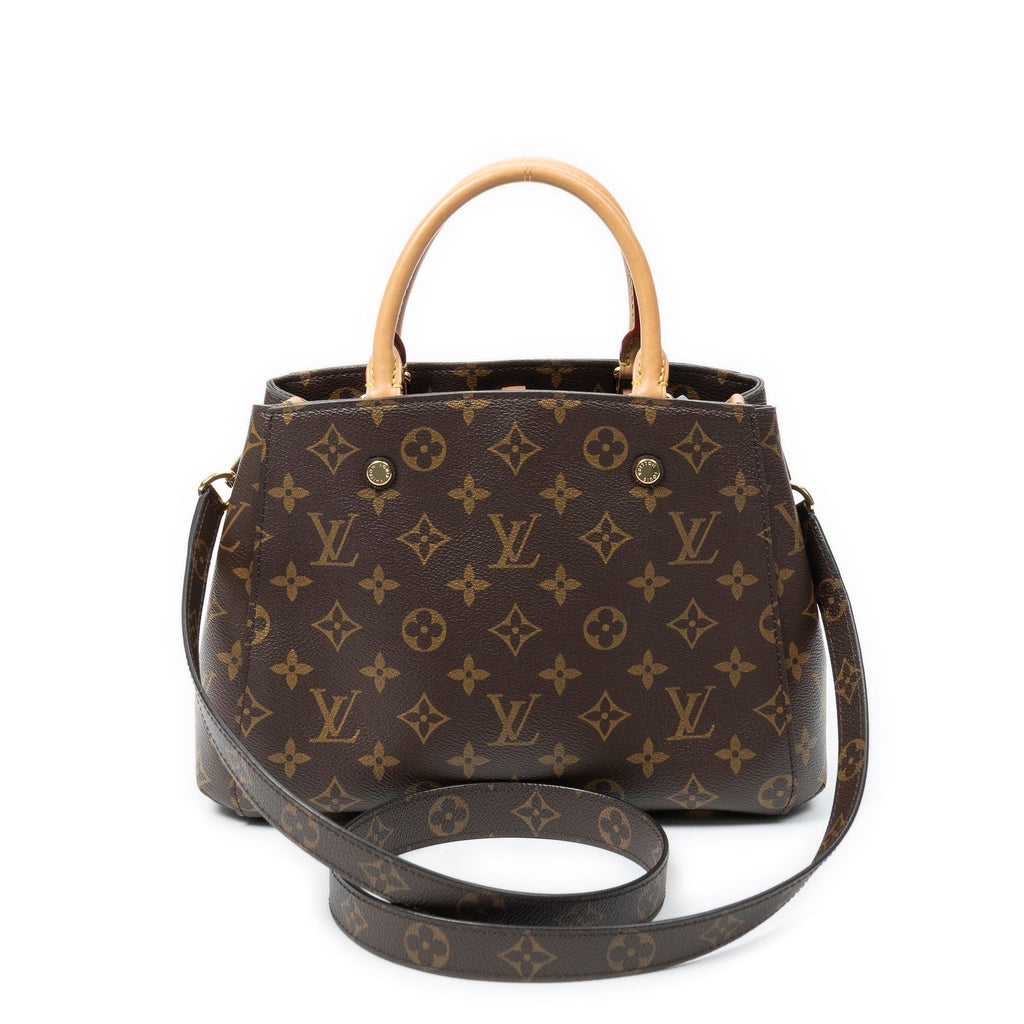 Louis Vuitton Montaigne Brown Monogram Canvas Messenger — view 5