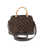 Louis Vuitton Montaigne Brown Monogram Canvas Messenger — view 5