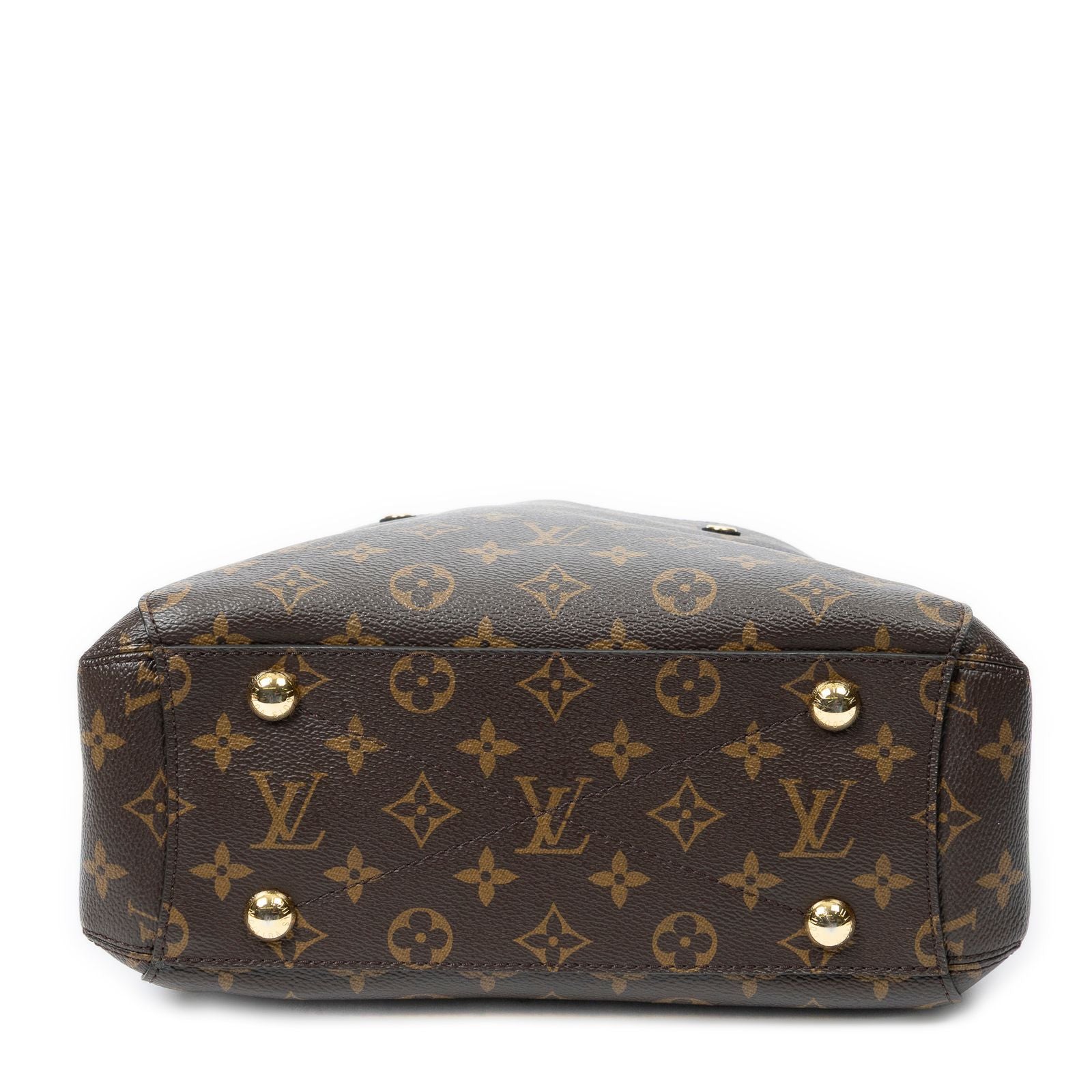 Louis Vuitton Montaigne Brown Monogram Canvas Messenger — view 6