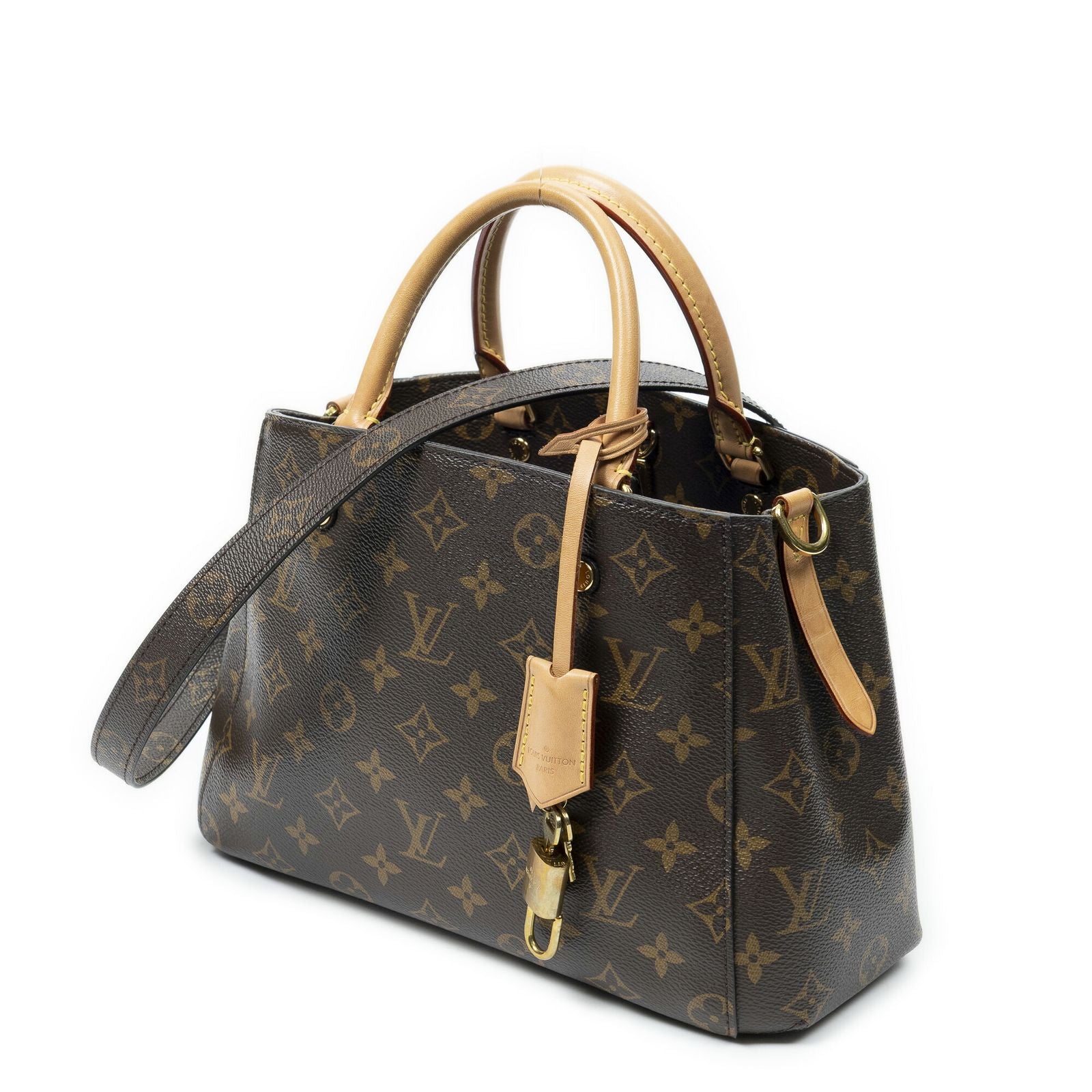 Louis Vuitton Montaigne Brown Monogram Canvas Messenger — view 2