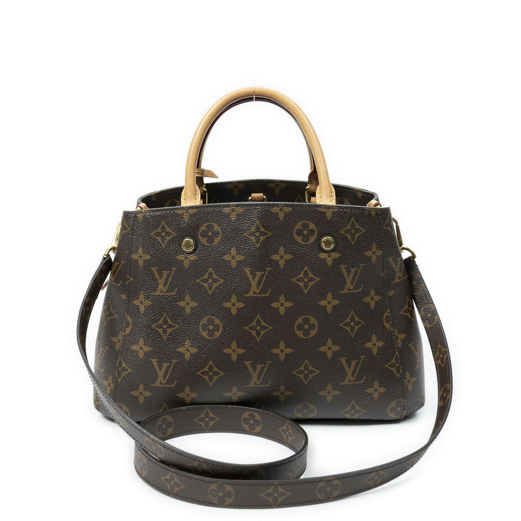Louis Vuitton Montaigne Brown Monogram Canvas Messenger — view 5
