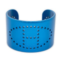 Hermes Evelyne Sunset Calf Bracelet Blue Aluminuma