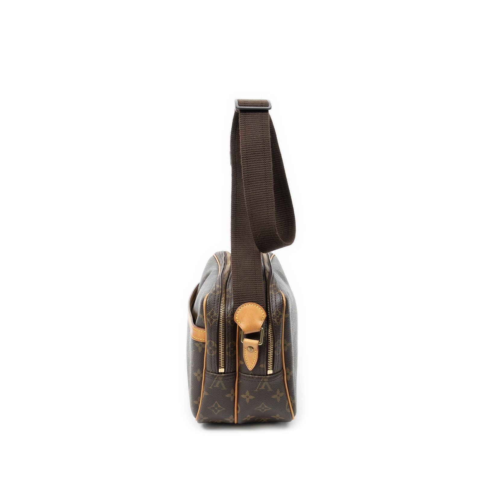 Louis Vuitton Reporter Brown Monogram Canvas Messenger — view 3