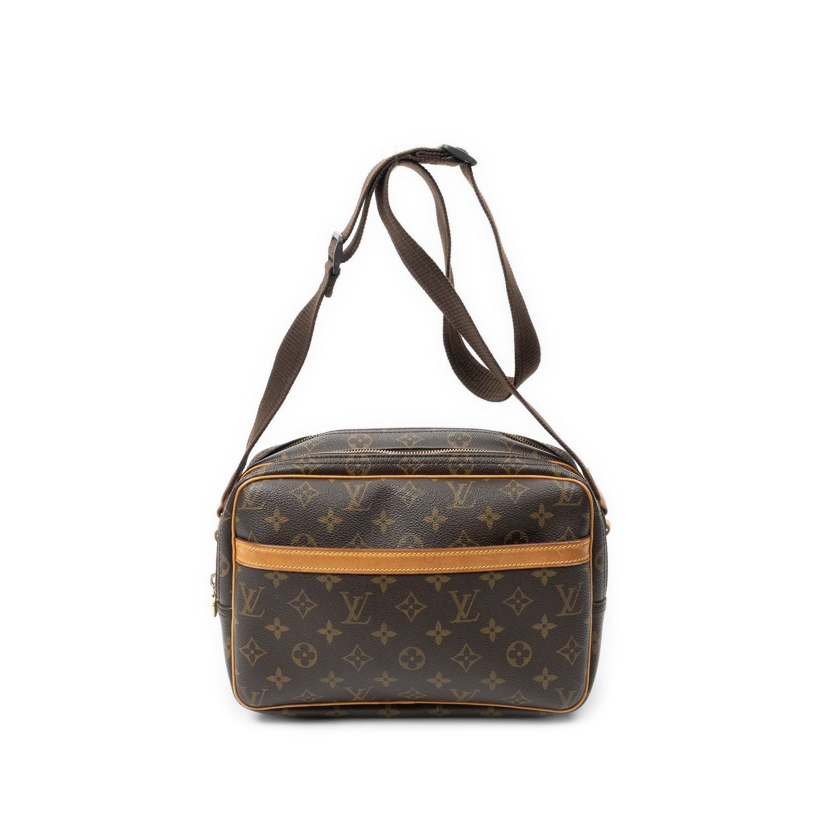 Louis Vuitton Reporter Brown Monogram Canvas Messenger