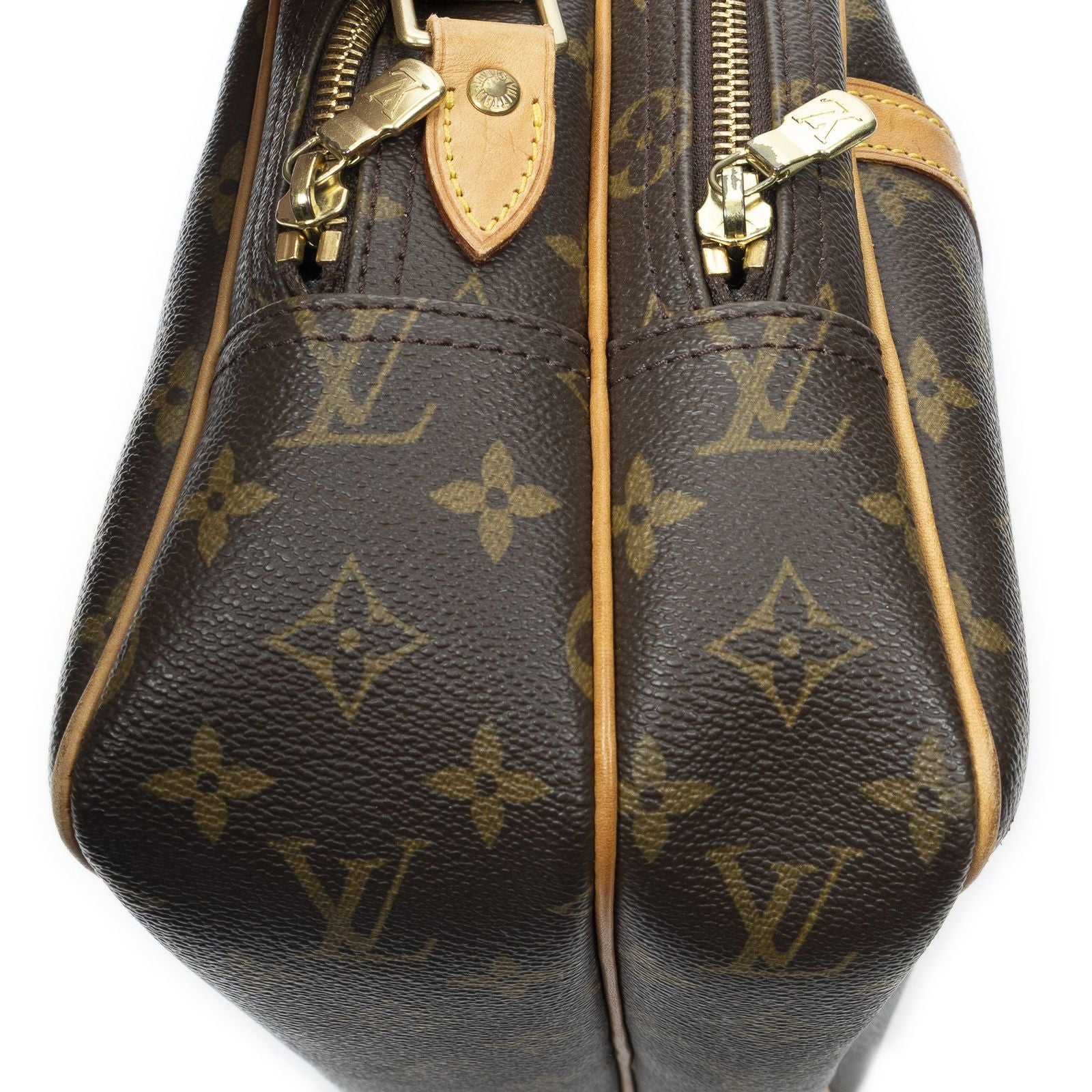 Louis Vuitton Reporter Brown Monogram Canvas Messenger — view 8