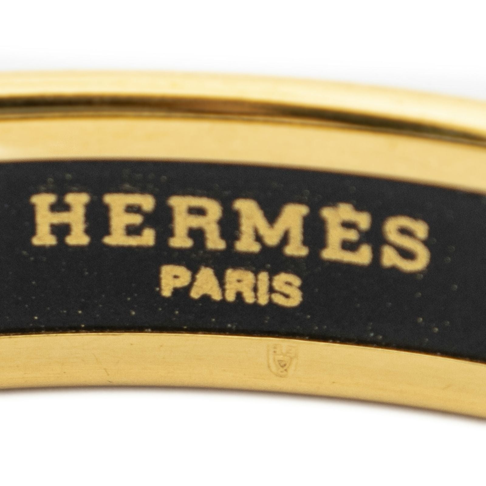 Hermes Enamel Bangle Red Black Seashell Motifa Bracelet — view 4