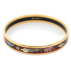 Hermes Enamel Bangle Red Black Seashell Motifa Bracelet — view 2
