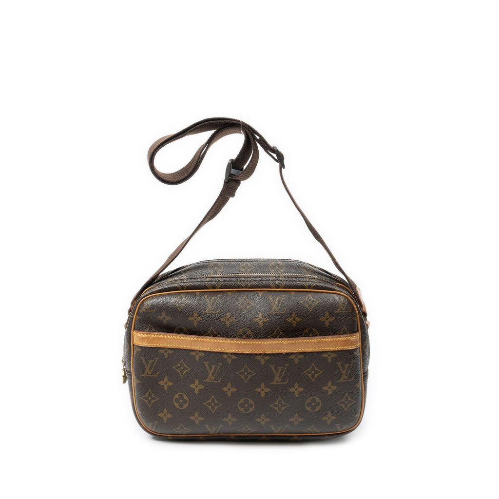 Louis Vuitton Reporter Brown Monogram Canvas Messenger