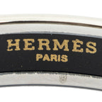 Hermes Enamel Bangle Pink Logo Motif Bracelet — view 4